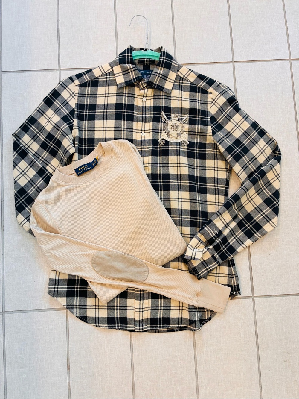 Set of 2 Ralph Lauren Long Sleeve Shirts Small